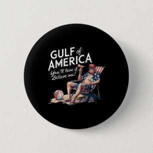 Golf van Amerika Grappig Trump USA Strand Ronde Button 5,7 Cm