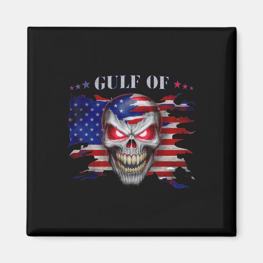 Golf van Amerika Grappig Vlag van de VS 10 Magneet (Voorkant)