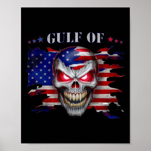 Golf van Amerika Grappig Vlag van de VS 10 Poster (Voorkant)