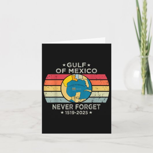 Golf van Amerika Grappige Golf van Mexico 4 juli Kaart (Voorkant)