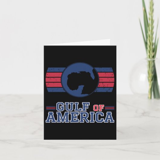 Golf van Amerika Grappige Golf van Mexico 4 juli Kaart (Voorkant)