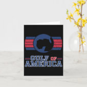 Golf van Amerika Grappige Golf van Mexico 4 juli Kaart (Gele Bloem)