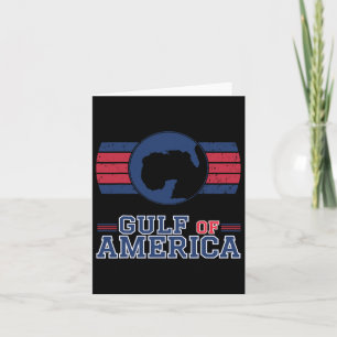 Golf van Amerika Grappige Golf van Mexico 4 juli Kaart