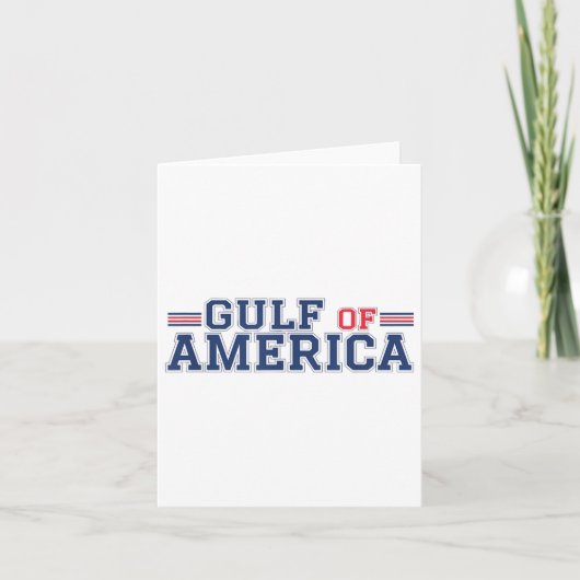 Golf van Amerika Grappige Golf van Mexico 4 juli Kaart (Voorkant)