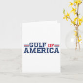 Golf van Amerika Grappige Golf van Mexico 4 juli Kaart (Gele Bloem)
