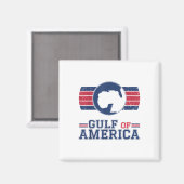 Golf van Amerika Grappige Golf van Mexico 4 juli Magneet (Voorkant / Achterkant)