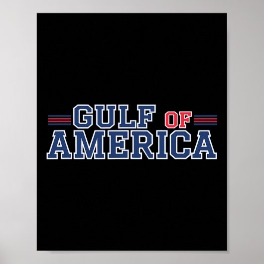 Golf van Amerika Grappige Golf van Mexico 4 juli Poster (Voorkant)