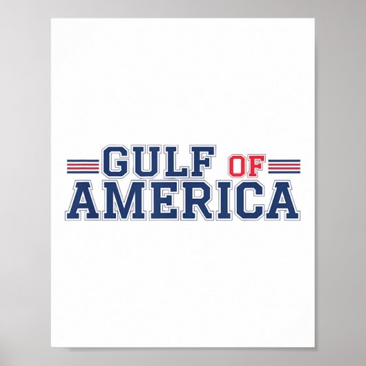Golf van Amerika Grappige Golf van Mexico 4 juli Poster (Voorkant)