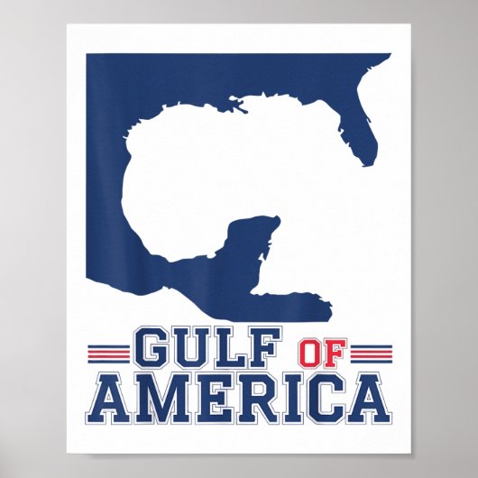 Golf van Amerika Grappige Golf van Mexico 4 juli Poster (Voorkant)