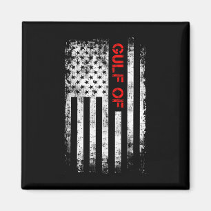 Golf van Amerika Grappige Golf van Mexico Vlag van Magneet