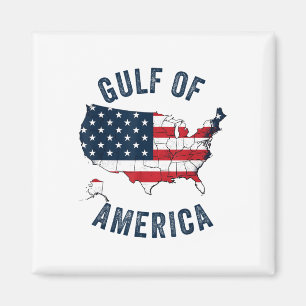 Golf van Amerika Grappige Golf van Mexico Vlag van Magneet