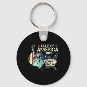 Golf van Amerika Grappige Golf van Mexico Vlag van Sleutelhanger