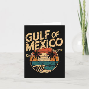 Golf van Amerika Grappige Golf van Mexico vlagkaar Kaart