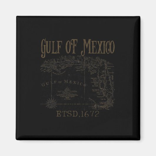 Golf van Amerika Grappige Golf van Mexico vlagkaar Magneet (Voorkant)
