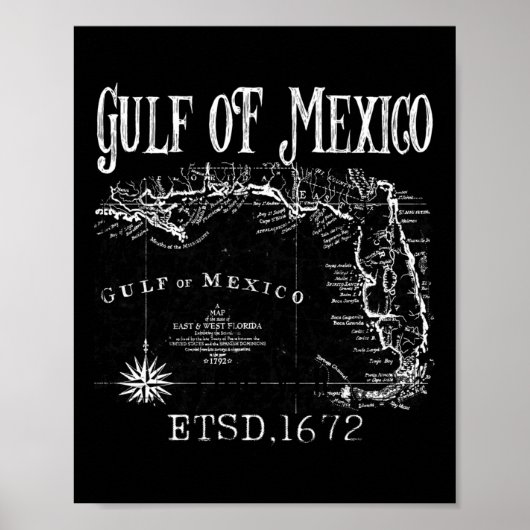 Golf van Amerika Grappige Golf van Mexico vlagkaar Poster (Voorkant)