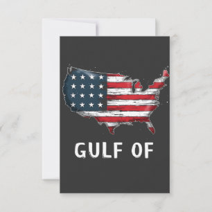 Golf van Amerika Grappige Trump Oostkust Mexico Bedankkaart