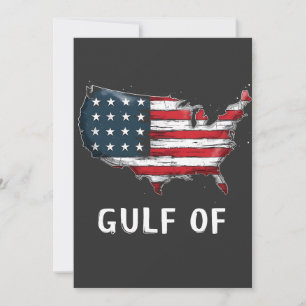 Golf van Amerika Grappige Trump Oostkust Mexico  Kaart