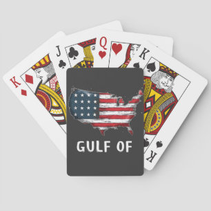 Golf van Amerika Grappige Trump Oostkust Mexico  Pokerkaarten