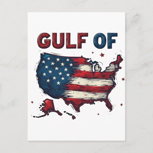 Golf van Amerika Kaart Trump Verenigde Staten Golf (Voorkant)