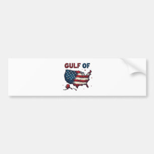 Golf van Amerika Kaart Trump Verenigde Staten Golf Bumpersticker