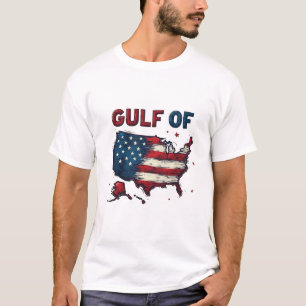 Golf van Amerika Kaart Trump Verenigde Staten Golf T-shirt