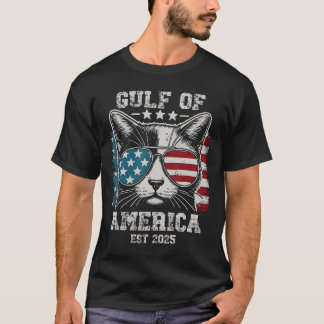 Golf van Amerika Kattenvlag - Golf van Mexico T-shirt