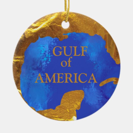 GOLF VAN AMERIKA KERAMISCH ORNAMENT (Voorkant)