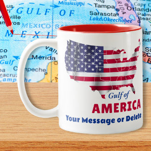 GOLF VAN AMERIKA MOK, Kies Stijl, Maat, Kleur Tweekleurige Koffiemok