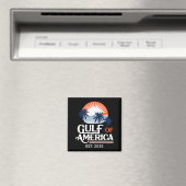 Golf Van Amerika Opgericht 2025 Amerikaanse Soever Magneet (Insitu (Vaatwasser))