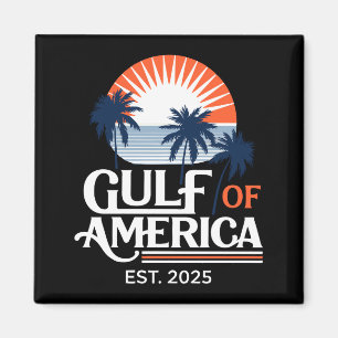 Golf Van Amerika Opgericht 2025 Amerikaanse Soever Magneet