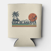 Golf van Amerika  patriottisch ontwerp Blikjeskoeler (Voorkant)