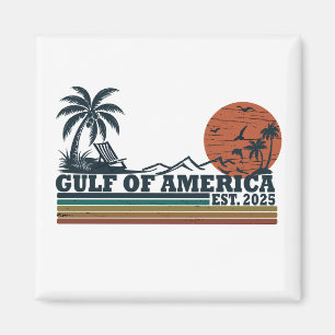 Golf van Amerika  patriottisch ontwerp Magneet