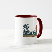 Golf van Amerika  patriottisch ontwerp Mok (Voorkant rechts)