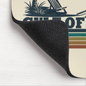 Golf van Amerika  patriottisch ontwerp Muismat (Hoek)