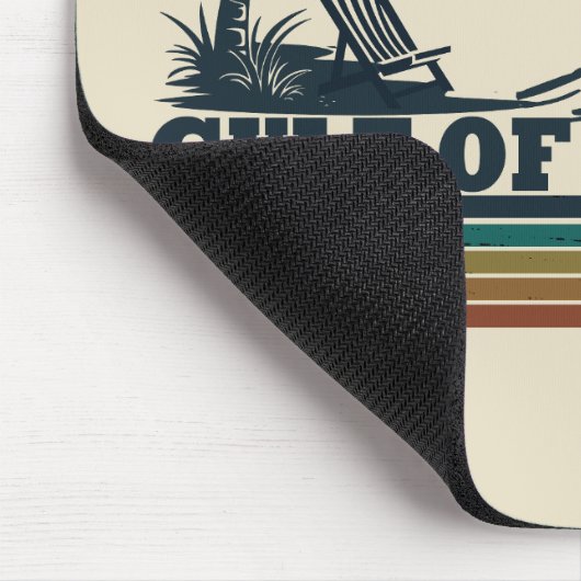 Golf van Amerika  patriottisch ontwerp Muismat (Hoek)