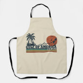 Golf van Amerika  patriottisch ontwerp Schort (Voorkant)