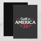 Golf van Amerika Patriottische Amerikaanse Trump V Feestdagenkaart (Voorkant / Achterkant)