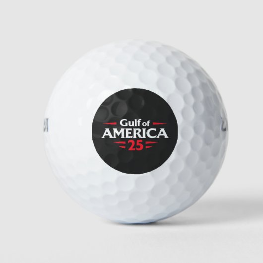 Golf van Amerika Patriottische Amerikaanse Trump V Golfballen (Voorkant)