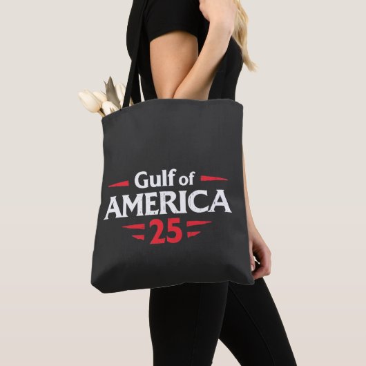 Golf van Amerika Patriottische Amerikaanse Trump V Tote Bag (Dichtbij)