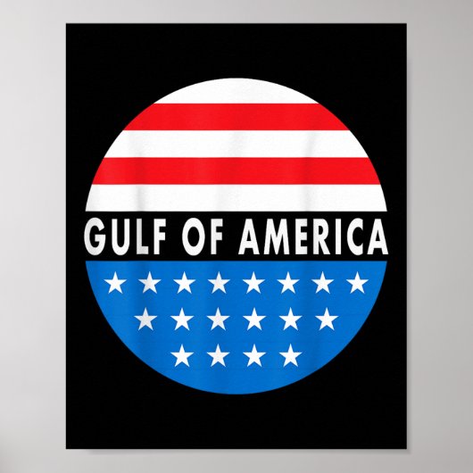 Golf van Amerika President Trump 2025 _2 Poster (Voorkant)