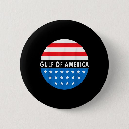 Golf van Amerika President Trump 2025 _2 Ronde Button 5,7 Cm (Voorkant)