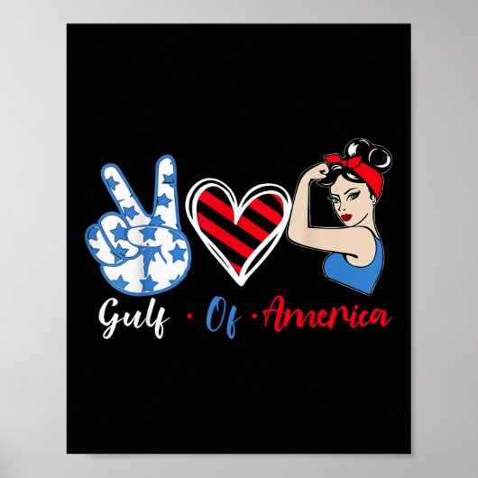 Golf van Amerika President Trump 2025 _7 Poster (Voorkant)