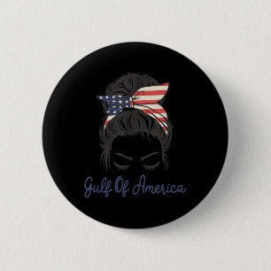 Golf van Amerika President Trump 2025 _8 Ronde Button 5,7 Cm
