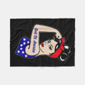 Golf van Amerika President Trump 2025 Fleece Deken (Voorkant (Horizontaal))