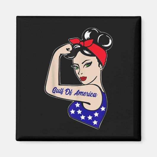 Golf van Amerika President Trump 2025 Magneet (Voorkant)