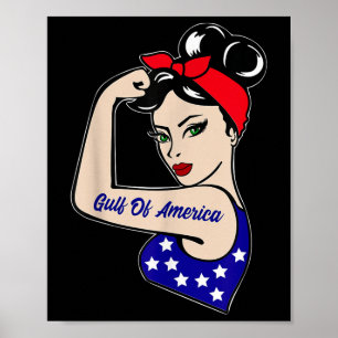 Golf van Amerika President Trump 2025 Poster