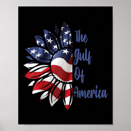 Golf van Amerika President Trump 2025 Raglan Ba Poster (Voorkant)