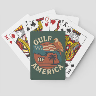 Golf van Amerika Retro Pokerkaarten