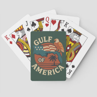 Golf van Amerika Retro Pokerkaarten
