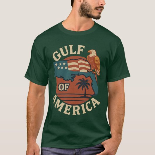 Golf van Amerika Retro T-shirt (Voorkant)